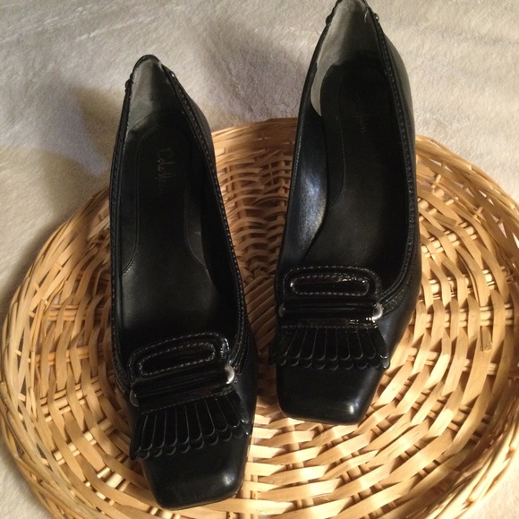 Cole Haan  Black Square Toe Heels - Picture 10 of 10
